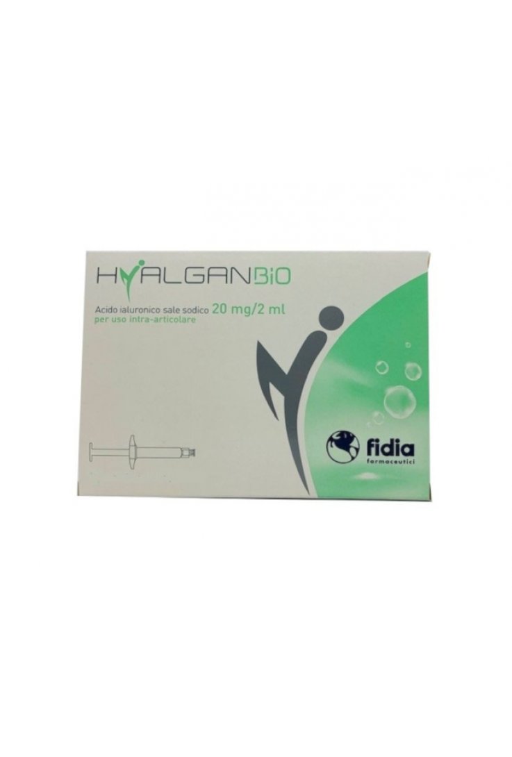 Hyalganbio - Siringa Intra-Articolare Acido Ialuronico 20 mg/ 2 ml - 1 Siringa